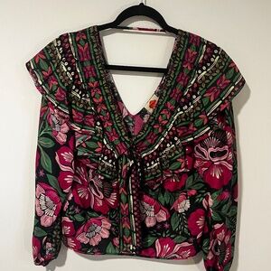 FARM Rio Cotton Blouse - M